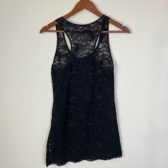 Aritzia Wilfred Lace Racerback Top Sz S - Picture 3 of 6